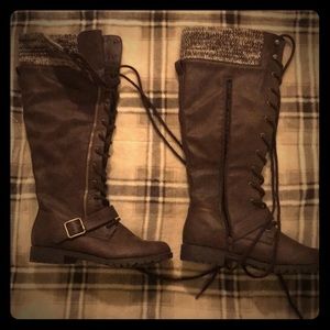 Brown boots